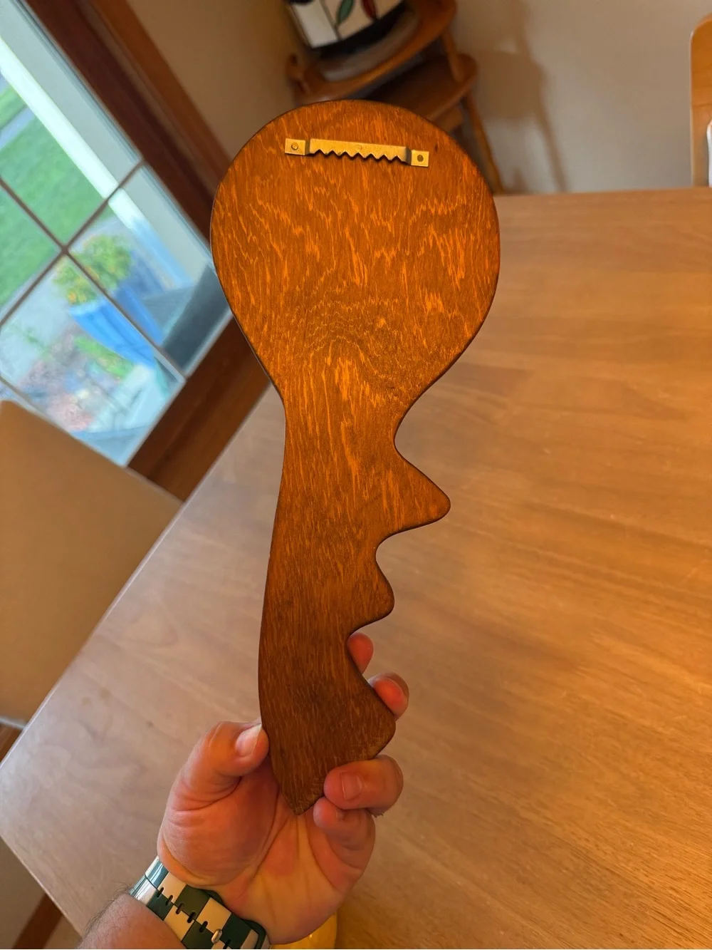 Vintage wooden wall key hanger